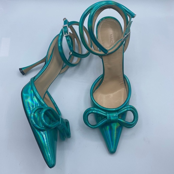 Mach & Mach - Bow Ankle Strappy Heel - Authentic - New w/o Box - Picture 5 of 14